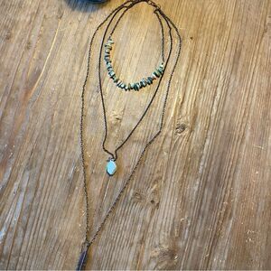 Multi Strand Necklace Handcrafted